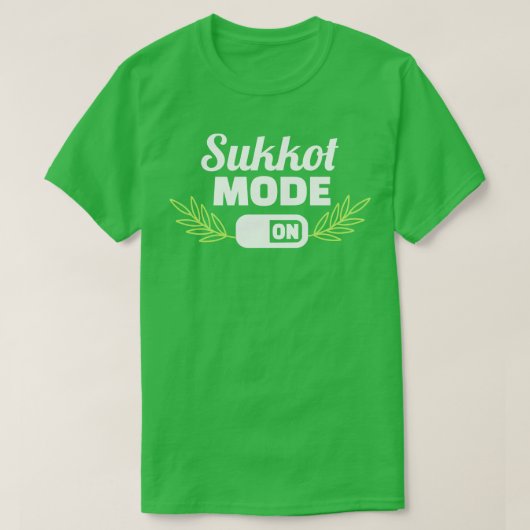 Sukkot-modus aan t-shirt (Design voorkant)