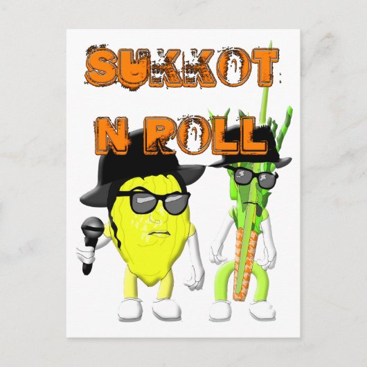 SUkkOT N ROLL Briefkaart (Voorkant)