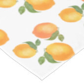 Sukkot oranje geel citroenpatroon tafelkleed (Gekanteld)