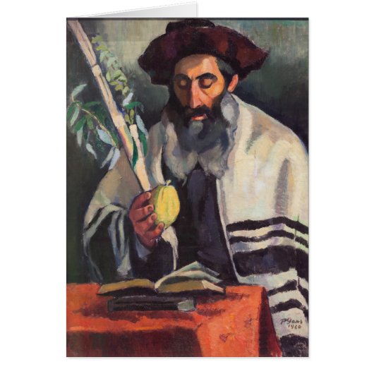 Sukkot - Schilderen door Paula Gans - Ondertekend (Voorkant)