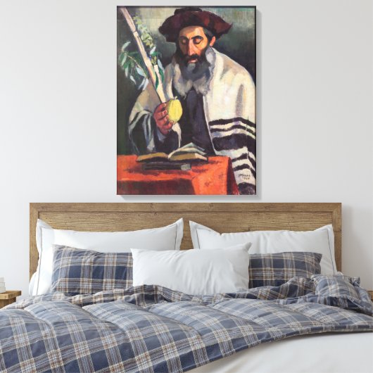 Sukkot - Schilderen door Paula Gans - Ondertekend  Canvas Afdruk (Insitu (Slaapkamer))