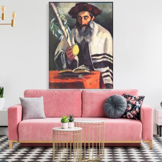 Sukkot - Schilderen door Paula Gans - Ondertekend Canvas Afdruk (Insitu (Woonkamer))