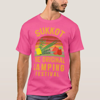 Sukkot The Original Camping Festival Sukkah Lulav T-shirt