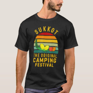 Sukkot The Original Camping Festival Sukkah Lulav T-shirt