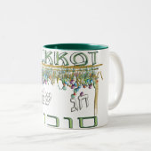 Sukkot Tweekleurige Koffiemok (Voorkant rechts)