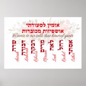 Sukkot Ushpizot - Vrouw Sukkah Guests Feminist Poster (Voorkant)