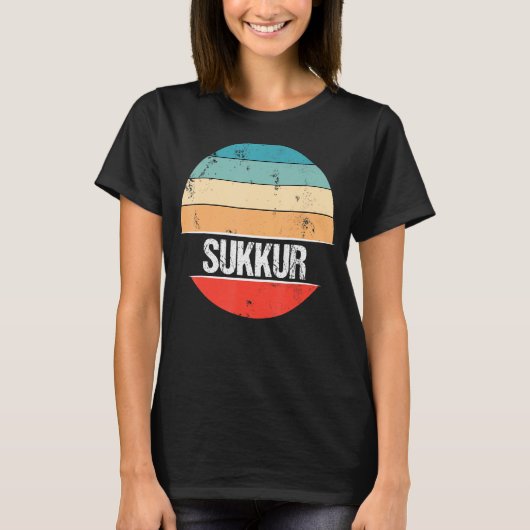 Sukkur Pakistan City Trip T-shirt (Voorkant)