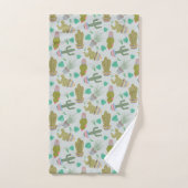Sukulenten badhanddoekenset bad handdoek (Handdoek)