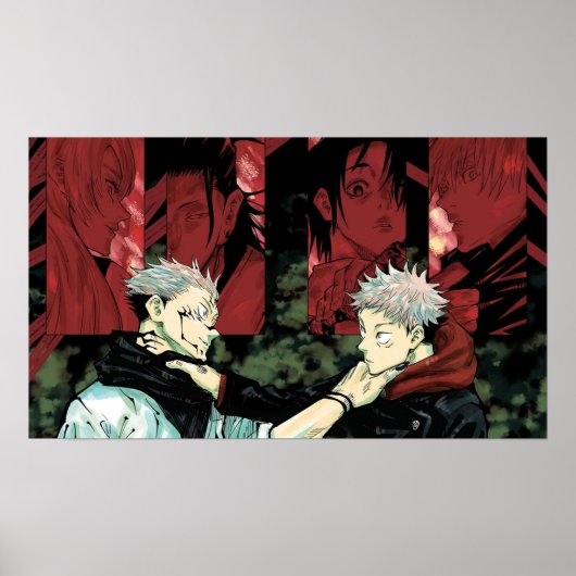 sukuna en itadori poster (Voorkant)