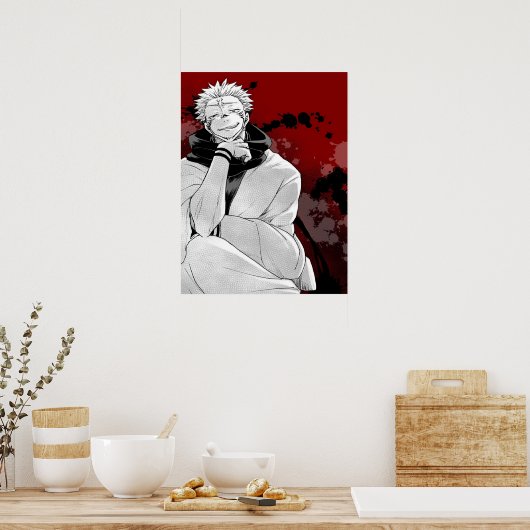 SUKUNA JUTSU KAISEN POSTER (Keuken)