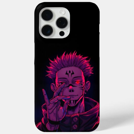 Sukuna Kwaadaardige Neon Case-Mate iPhone Case (Achterkant)