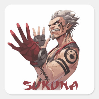 Sukuna Vierkante Sticker