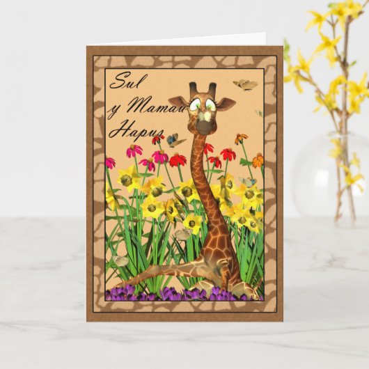 Sul y Mamau Hapus, kaart van de Taal van de (Gele Bloem)