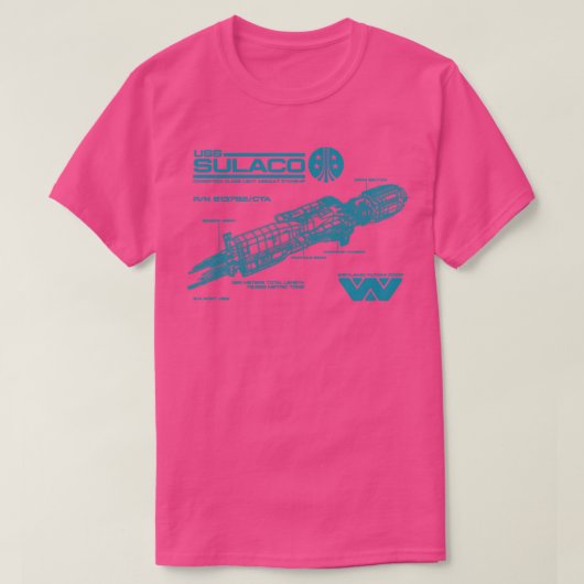 Sulaco Schematics BL T-shirt (Design voorkant)