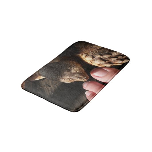 Sulcata Tortoise Inspection People Toes Badmat (Gekanteld)