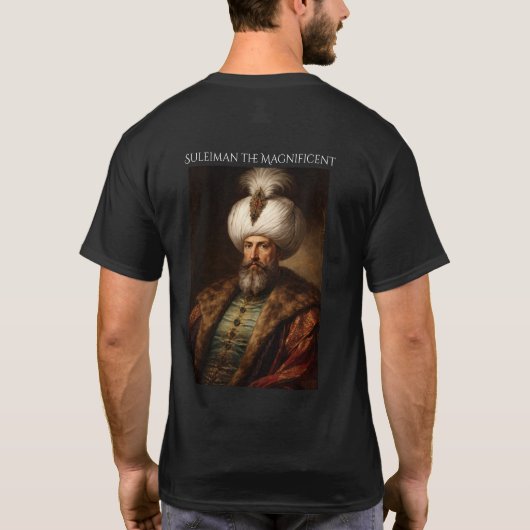 Suleiman de Prachtlievende T-shirt (Achterkant)