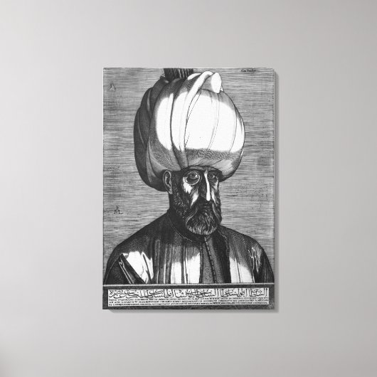 Suleiman the Magnificent Canvas Afdruk (Voorkant)
