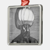Suleiman the Magnificent Metalen Ornament (Links)