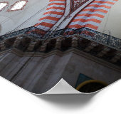 Suleymaniye-moskee in Istanbul Poster (Hoek)