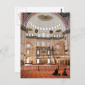 Suleymaniye Mosque Interior Briefkaart (Voorkant / Achterkant)
