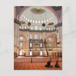 Suleymaniye Mosque Interior Briefkaart