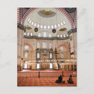 Suleymaniye Mosque Interior Briefkaart