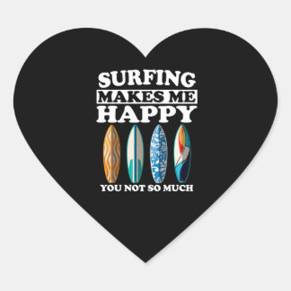 Sulfering Lover|Surfing maakt me blij dat je niet Hart Sticker