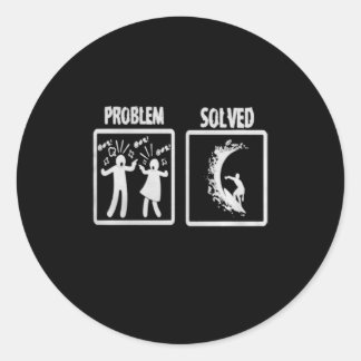 Sulfing Lover|Elk probleem kan worden opgelost doo Ronde Sticker