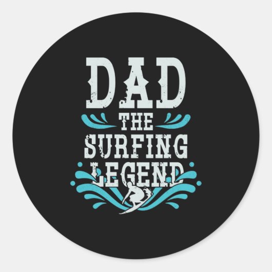 Sulfing Lover| Papa Sulfing Sailor Spirit Legend Ronde Sticker (Voorkant)
