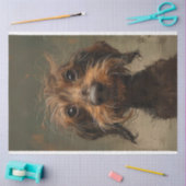 Sulky Sausage Dachshund Puppy Decoupge Tissuepapier (Craft)
