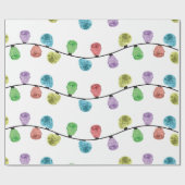 Sull Xmas lampjes voor het verpakken van papier (Vlak)