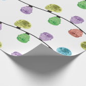 Sull Xmas lampjes voor het verpakken van papier (Hoek)