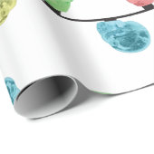 Sull Xmas lampjes voor het verpakken van papier (Rol Hoek)