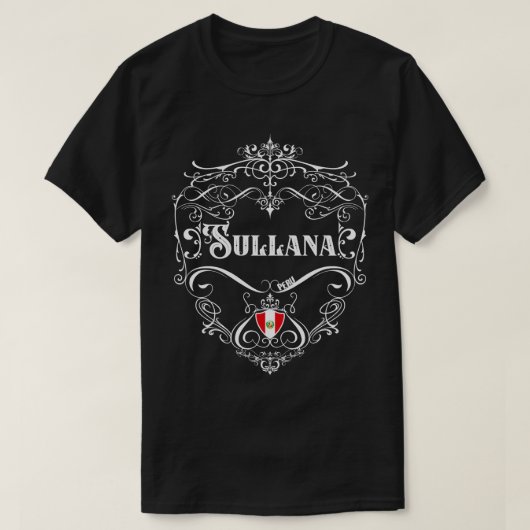 Sullana ontwerp 1 t-shirt (Design voorkant)
