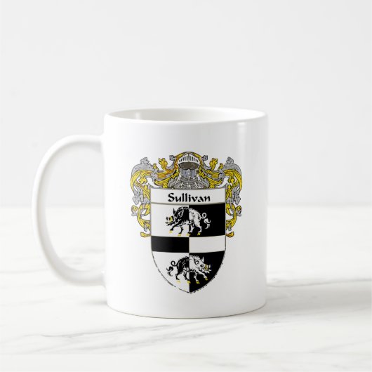 Sullivan-Coat-of-Arms-Mantled-300 x 300 Koffiemok (Links)