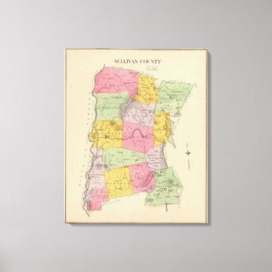 Sullivan County Canvas Afdruk (Voorkant)