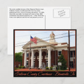 Sullivan County Courthouse - Blountville, TN Briefkaart (Voorkant / Achterkant)