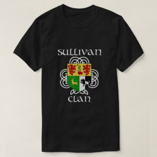 Sullivan Family Crest Coat of Arms T-shirt