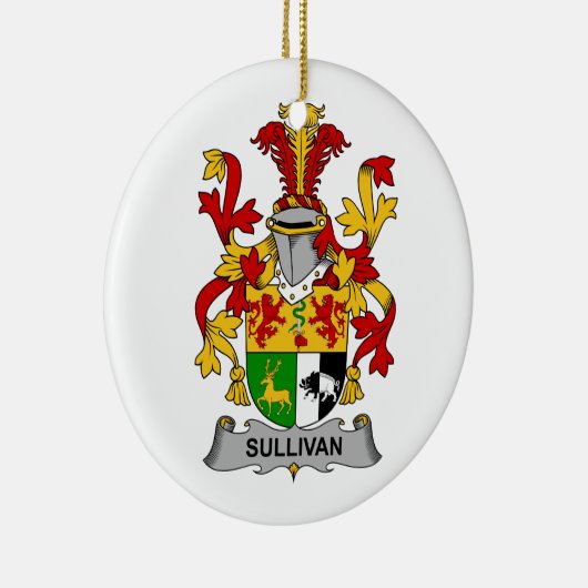 Sullivan Family Crest Keramisch Ornament (Rechts)