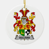 Sullivan Family Crest Keramisch Ornament (Voorkant)