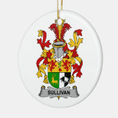 Sullivan Family Crest Keramisch Ornament (Links)