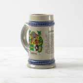 Sullivan Family Crest Stein Bierpul (Voorkant links)