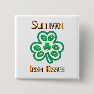 Sullivan Ierse Kus Knop Vierkante Button 5,1 Cm