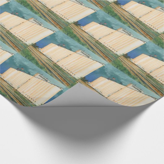 Sullivan, Inc. Grain Elevator Ulysses Kansas Cadeaupapier (Hoek)