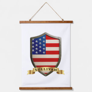 Sullivan USA Heritage Schild Hangend Wandkleed