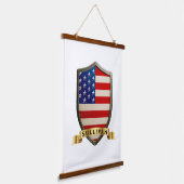 Sullivan USA Heritage Shield Hangend Wandkleed (Gebogen)