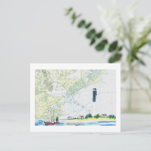 Sullivan's eiland briefkaart (Staand voorkant)