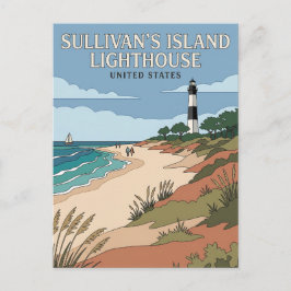 Sullivan's Island, Charleston, South Carolina, VS Briefkaart