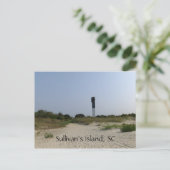 Sullivan's Island Lighthouse Postcard Briefkaart (Staand voorkant)