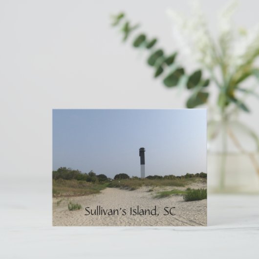 Sullivan's Island Lighthouse Postcard Briefkaart (Staand voorkant)
